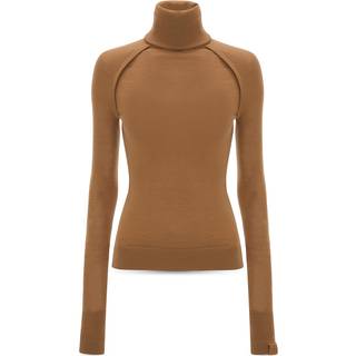 Victoria Beckham Wool turtleneck sweater - brown - L