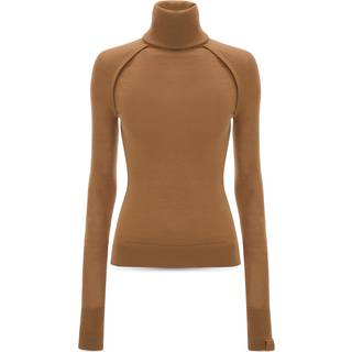 Victoria Beckham Wool turtleneck sweater - brown - XS