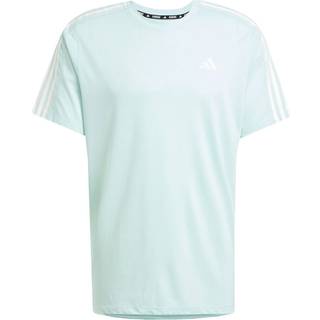 adidas Own The Run 3S Running Shirt Men - Green, Size M - green
