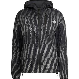 adidas Adi365 High Visible Running Jacket Women - Black, Silver, Size S - black