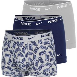 Nike Everyday Cotton Stretch Boxer Shorts Men - Grey, Multicoloured, Size M - grey