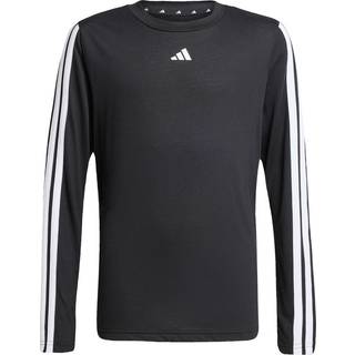 adidas Kid's Train Essentials Longsleeve Funktionsshirt Børn størrelse 164 farve grå/sort