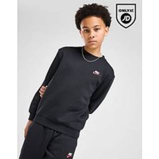Nike Club Crew Sweatshirt Junior, Sort - 7-8Y