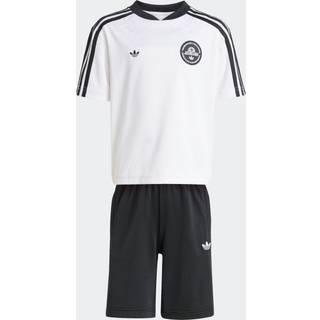adidas originals adidas Originals White Little Kids T-Shirt and Shorts Set