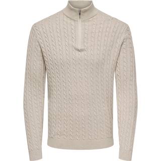 Onsloui Reg 12 Cabel Half Zip Knit Noos