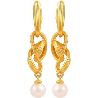 Hultquist Tiril øreringe i guldbelagt med perle