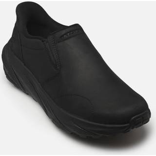Skechers Men's Leather Round Toe Dual Gore Slip-Ins Black, 42
