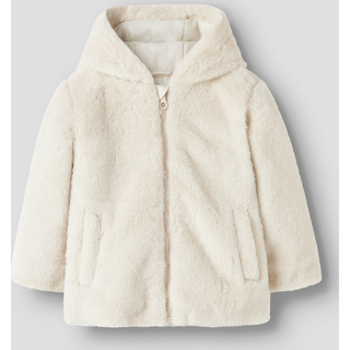 Name It NAME IT Fluffy Jakke med hætte