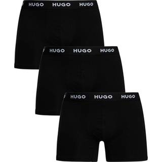HUGO Herren Trunks schwarz Baumwolle & Mix unifarben