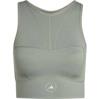 adidas by Stella McCartney trænings crop top - Stone Green - XS