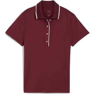 PUMA CLOUDSPUN Bridges Short Sleeve Golf Polo Women, Clothing, Ruby Shimmer, M