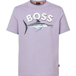 BOSS Orange Herren T-Shirt violett