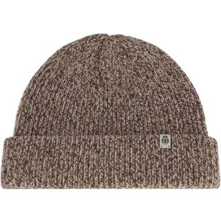 Roeckl Herren Strickmütze beige Merino meliert