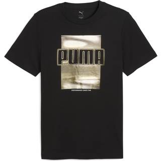 PUMA Graphic Foil Tee Men, Clothing, Black, S