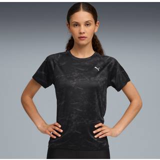 PUMA RUN VELOCITY Tee Women, Clothing, Black, XXS