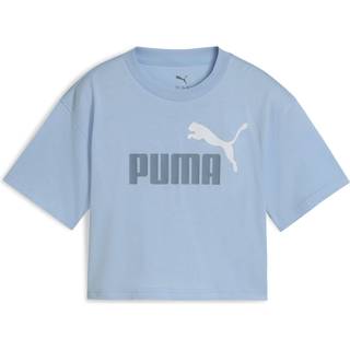 Essentials 2 Colour No. 1 PUMA Logo Short Length Tee Youth, Age, Haute Tropic, 11-12Y
