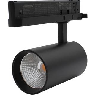 29W Dæmpbar sort skinnespot - LEDlife, 140 lm/W, RA 90, 38 grader, 3-faset - Dæmpbar : Dæmpbar, Farve på hus : Sort, Kulør : Varm, Spredning : 38°