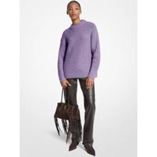 MK Textured Knit Jumper - Purple - Michael Kors - XS