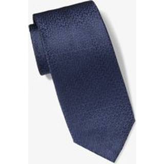 MK Graphic Logo Silk Tie - Blue - Michael Kors - ONE SIZE