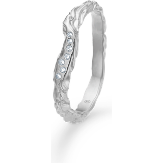 Studio Z Glint ring i sølv med cubic zirkonia - Str. 54