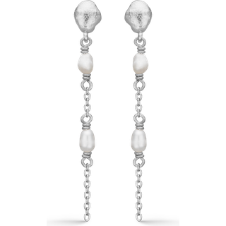 Studio Z Perma øreringe i sølv med perler