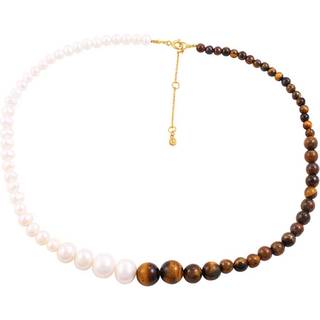 Hultquist Embla armbånd i guldbelagt med perle