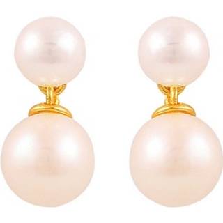 Hultquist Aurelia øreringe i guldbelagt med perle og zirkonia