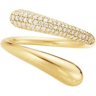 Georg Jensen Mercy ring i 18 kt guld med brillant - Str. 46
