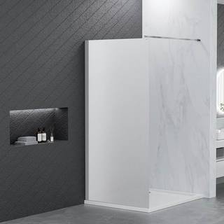Nortiq brusevæg, 70 x 190 cm, frostet glas