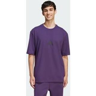 adidas Z.N.E. Loose-Fit T-shirt - Aurora Plum - M