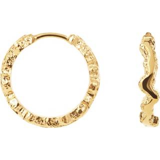 Camille Brinch Small Shiny Sparkly Hoops Guld