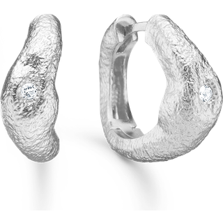 Studio Z Lumi øreringe i sølv med cubic zirkonia