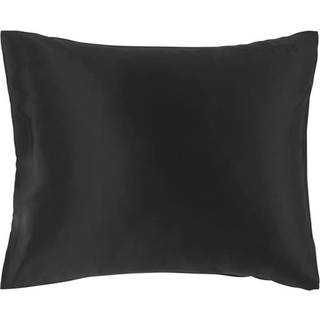 Lenoites Mulberry Silk Pillowcase 50x60 cm Black