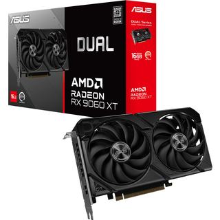 ASUS Dual Radeon RX9060XT grafikkort (16GB GDDR6)