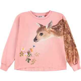 Molo Reniza T-shirt Med Lange Ærmer Flower Gift  Flower Gift 152 cm  Lyserød  152 cm  kvinde