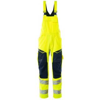 MASCOT ACCELERATE SAFE overall med knælommer, hi-vis gul/mørk marine - 76C54