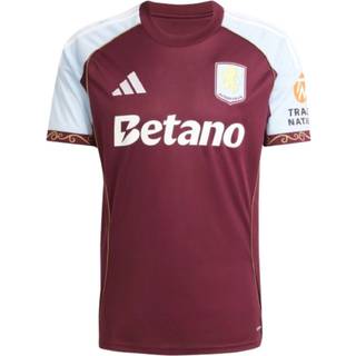 Aston Villa 25/26 hjemmebanetrøje - Maroon / Glow Blue - L
