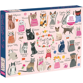 Cool Cats A-Z 1000 Piece Puzzle