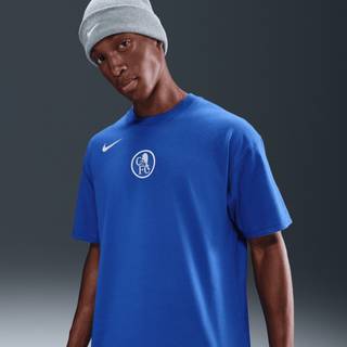 Chelsea FC Nike Total 90-fodbold-T-shirt til mænd - blå - M