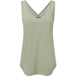 Sherpa Women's Bali V-Neck Tank Top Damer størrelse M farve olivengrøn