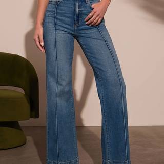 TEMU M1163-women's Flared Slim Fit Sexy Stretch Denim Mid-rise Jeans Elegant Style Personality Style Jeans