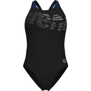 Arena Women's Flowing Swimsuit V Back Badedragt Damer størrelse 40 farve sort
