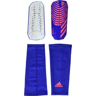Adidas Unisex-Adult League Predator Shin Guards Hi-Res Blue/Turbo/White X-Large