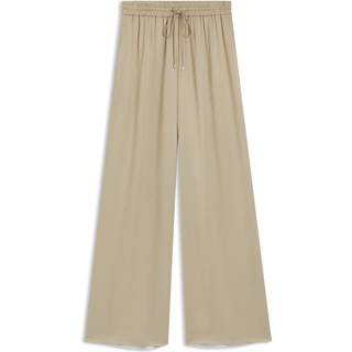 Ekstra lange relaxed fit bukser i satin