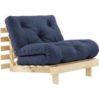 Roots 90 Sovesofa Fra Karup Design i Massiv FSC Fyrretræ | Japandi - Klar lak - 737 Navy