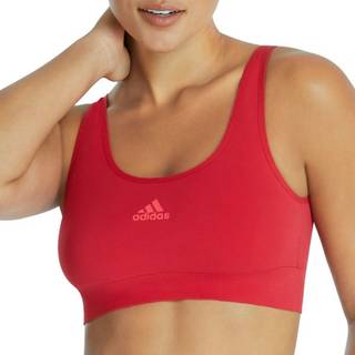 Adidas BOS Smart Micro 720 Seamless Lounge Bra - Red - Large