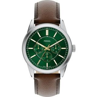 Fossil FS6137 Pearson Multifunction Brown Leather Strap Watch - W10422