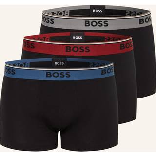 BOSS Black Herren Trunks schwarz Baumwolle & Mix unifarben