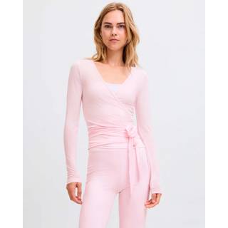 Luna Wrap Bluse, Pink-a-boo, XS