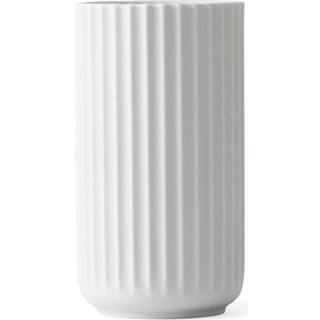 Lyngby Porcelæn vase mat hvid H15,5 cm